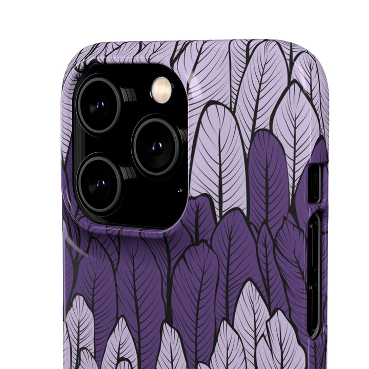 Purple Leaf Phone Case