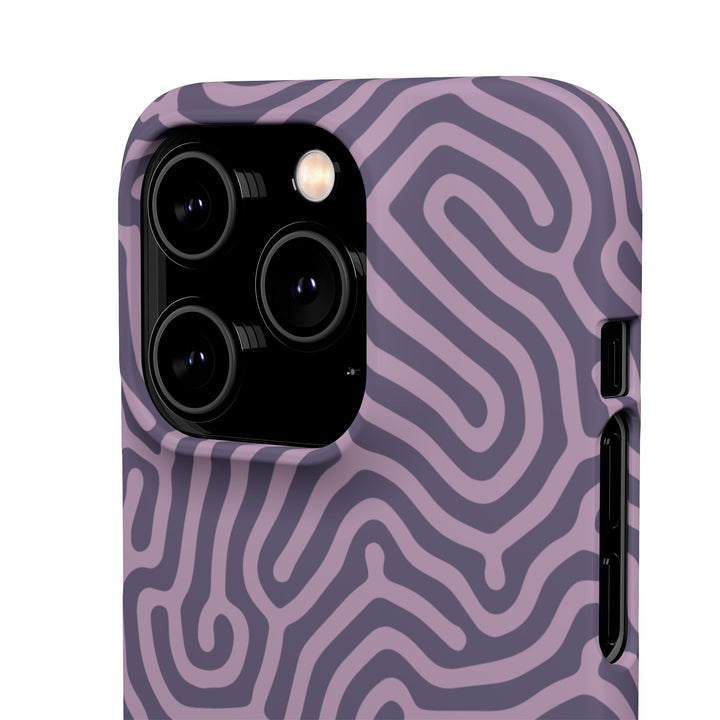 Purple Maze Phone Case