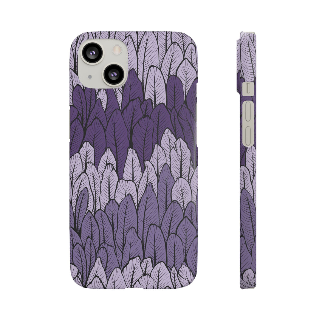 Purple Leaf Phone Case