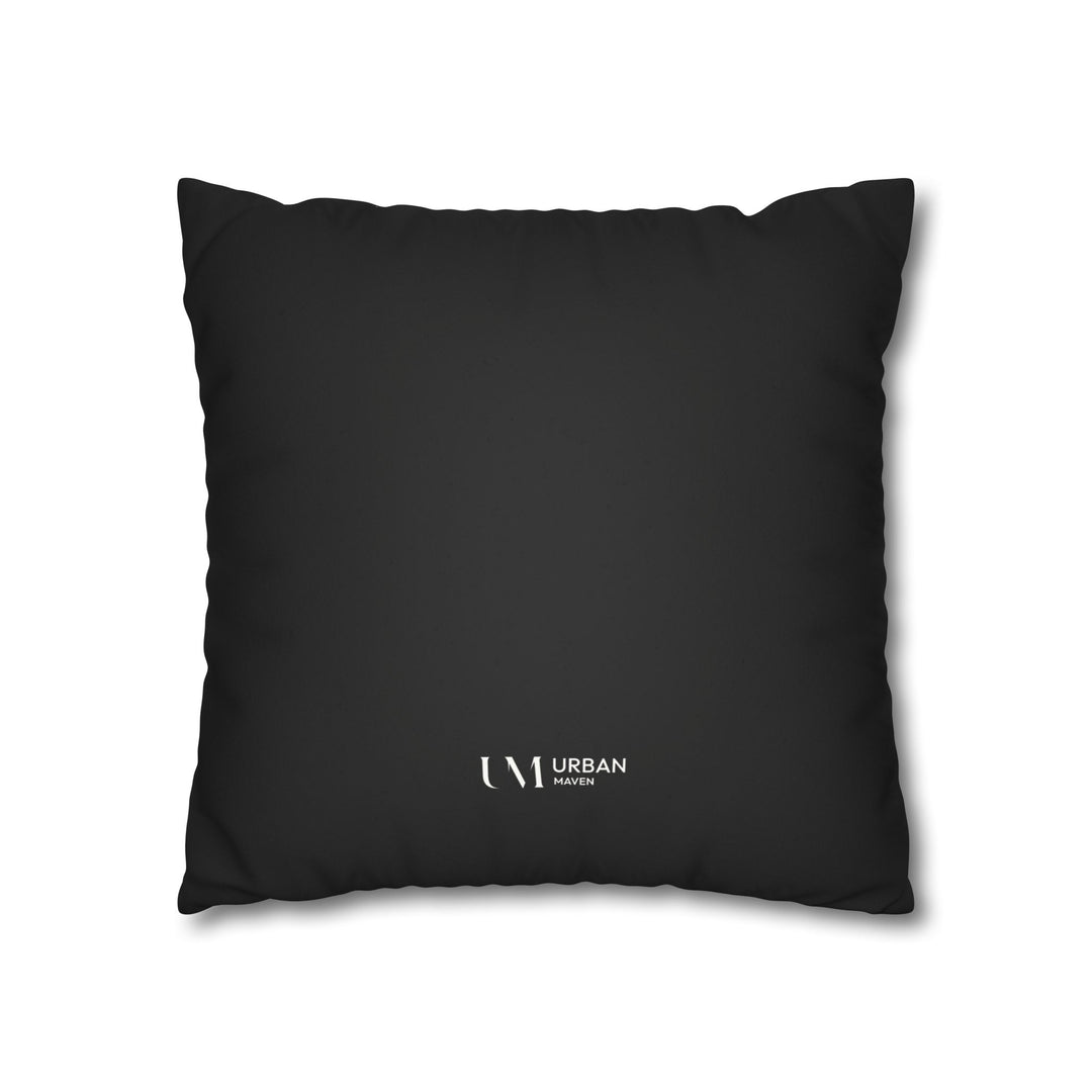 Geometric Black Pillowcase