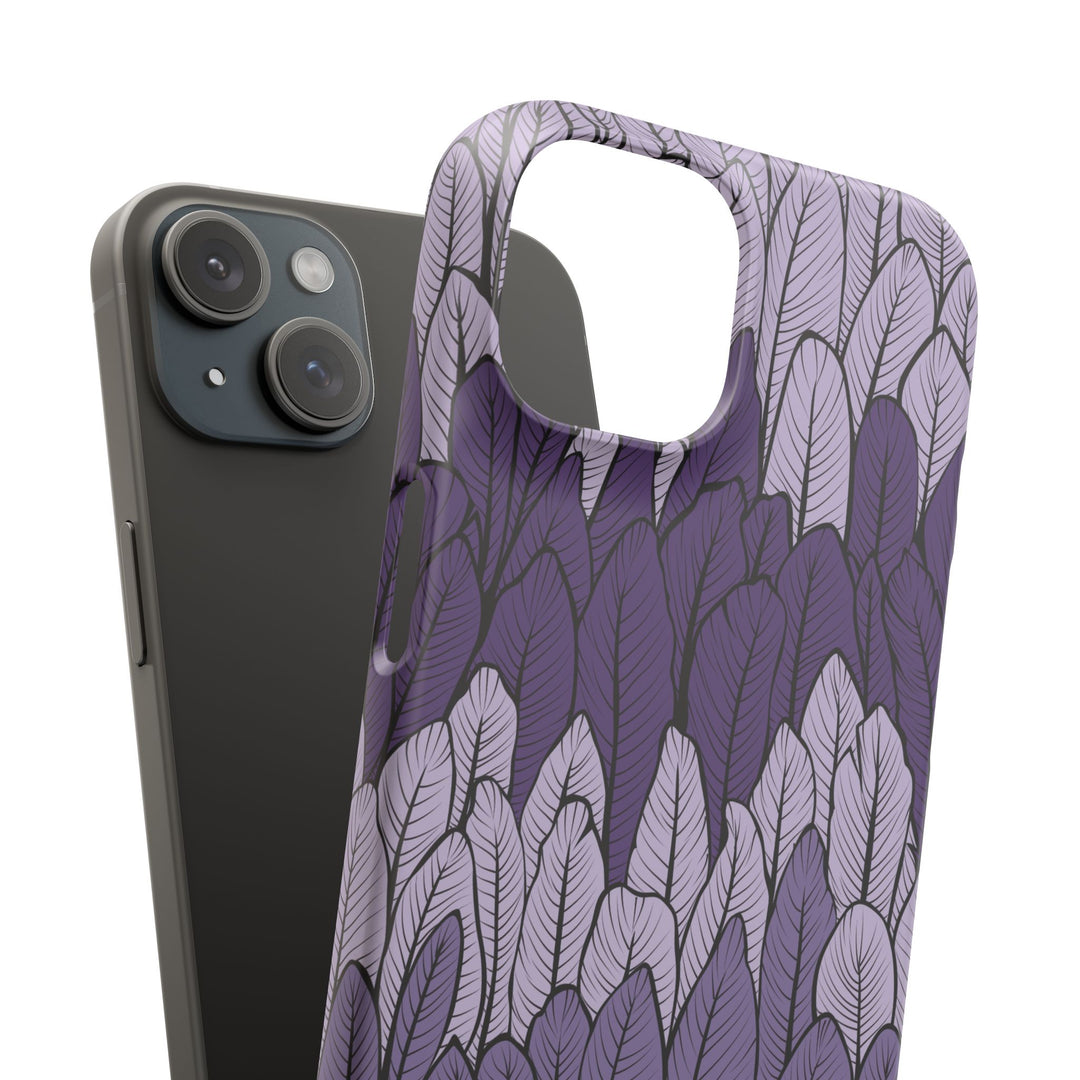 Purple Leaf Phone Case