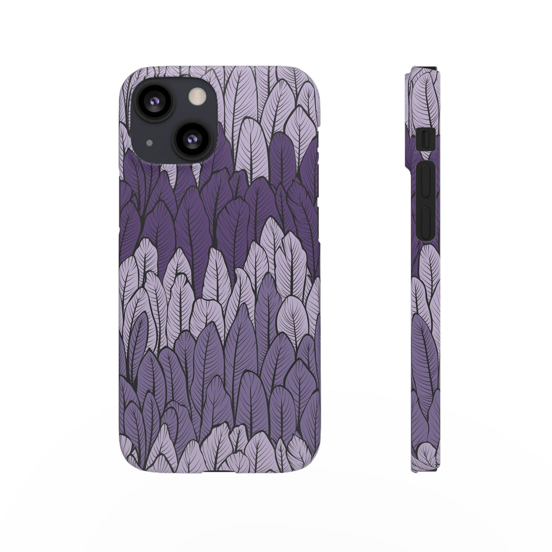 Purple Leaf Phone Case