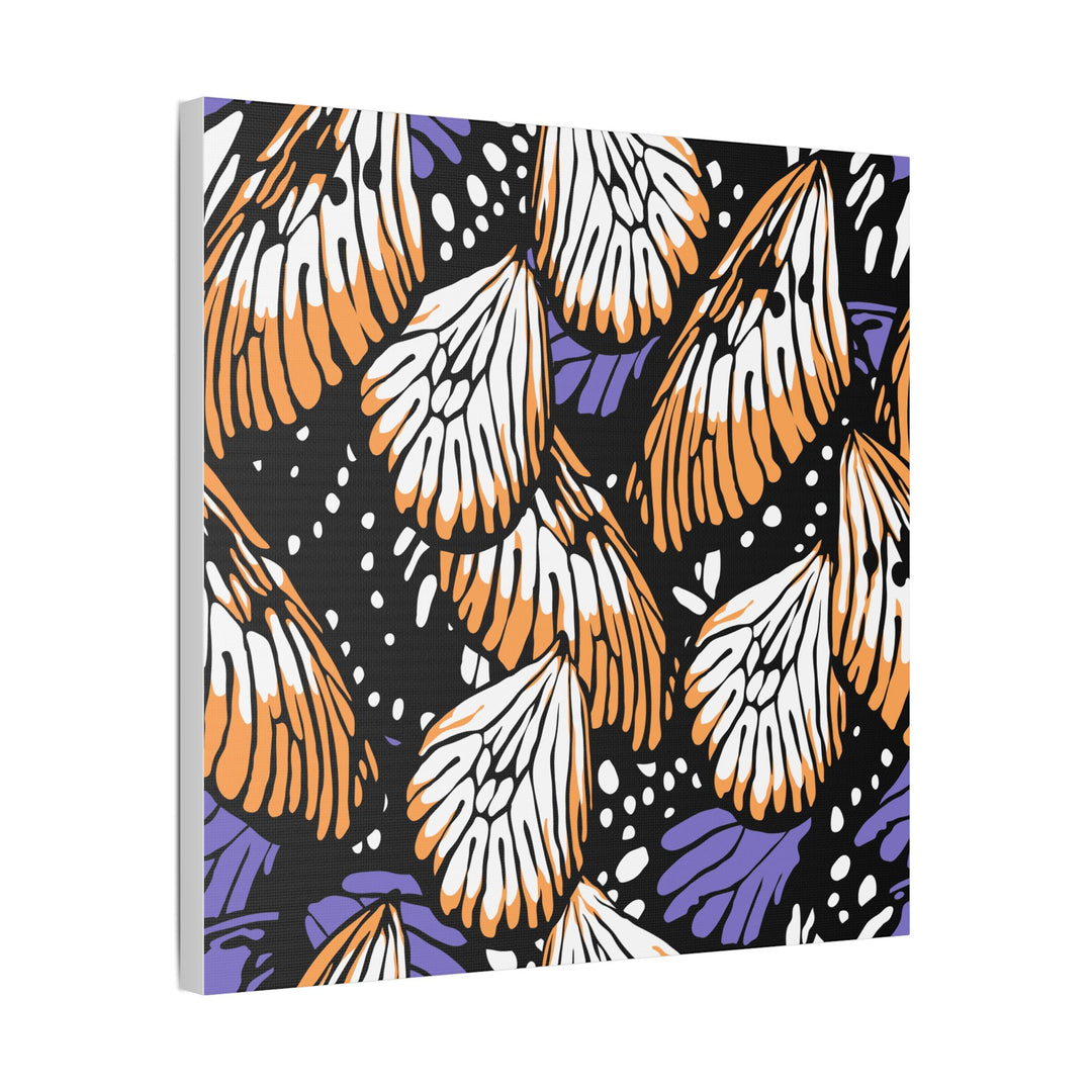 Canvas Art - Bold Monarch Wing Design