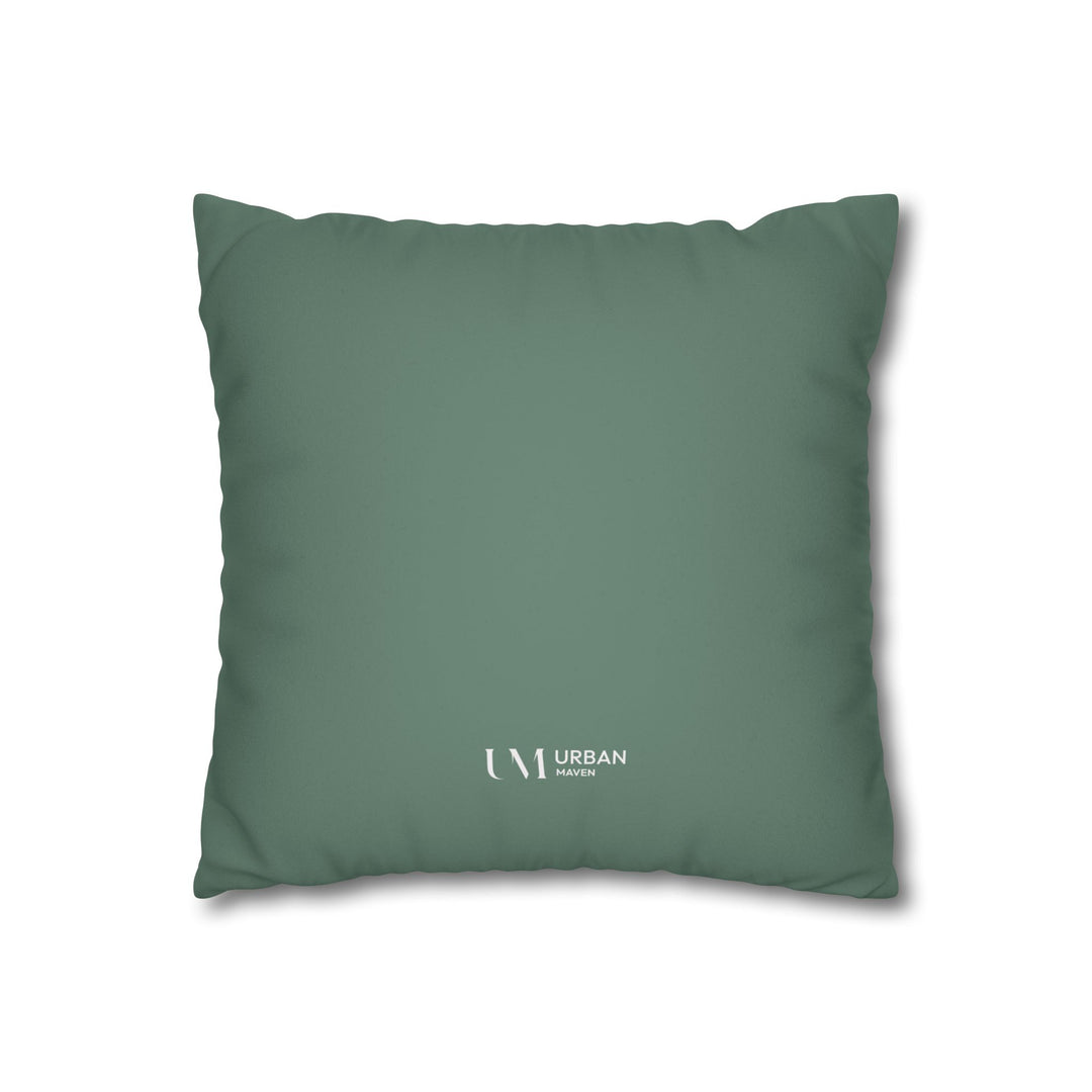 Pillow Cover - Tropical Leaf Design