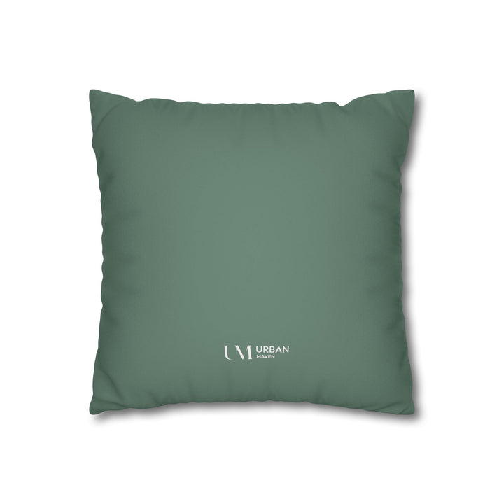 Pillow Cover - Tropical Leaf Design