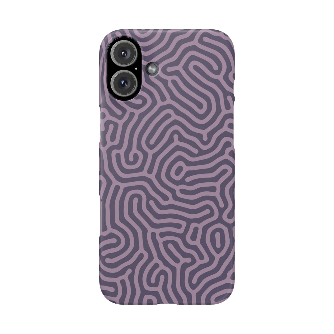 Purple Maze Phone Case