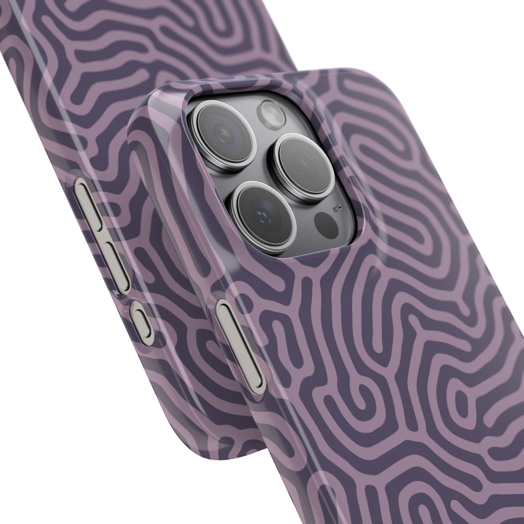 Purple Maze Phone Case