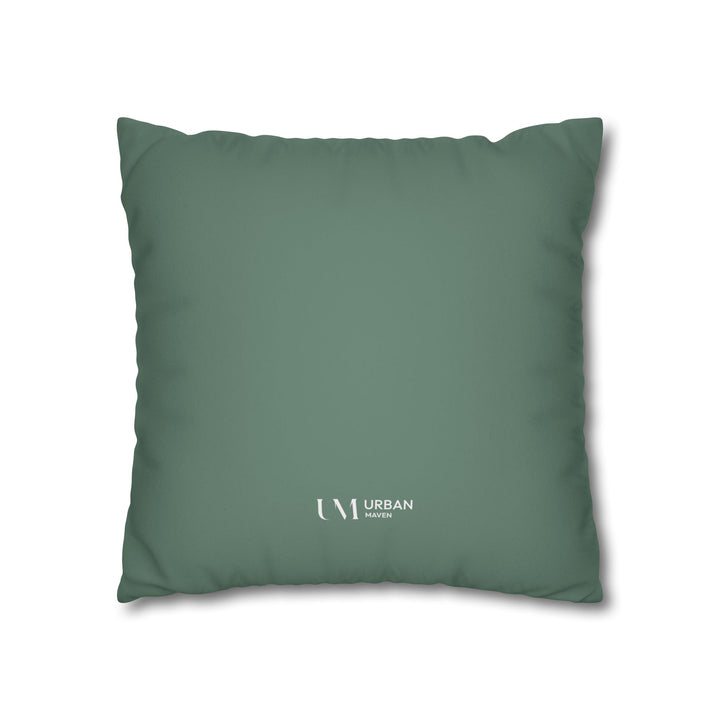 Pillow Cover - Tropical Leaf Design