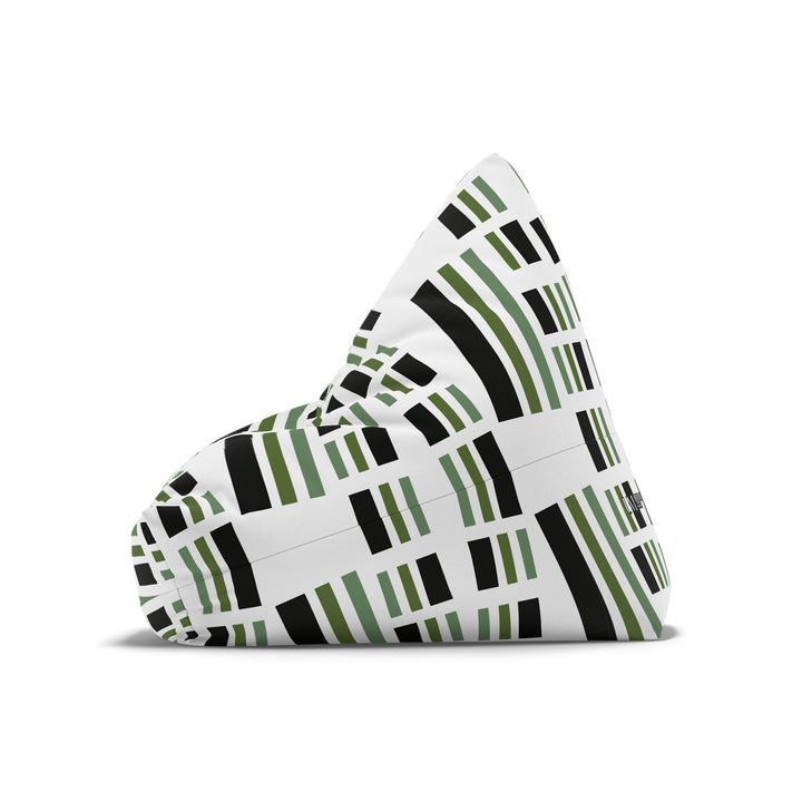 Green & Black Checkered Bean Bag