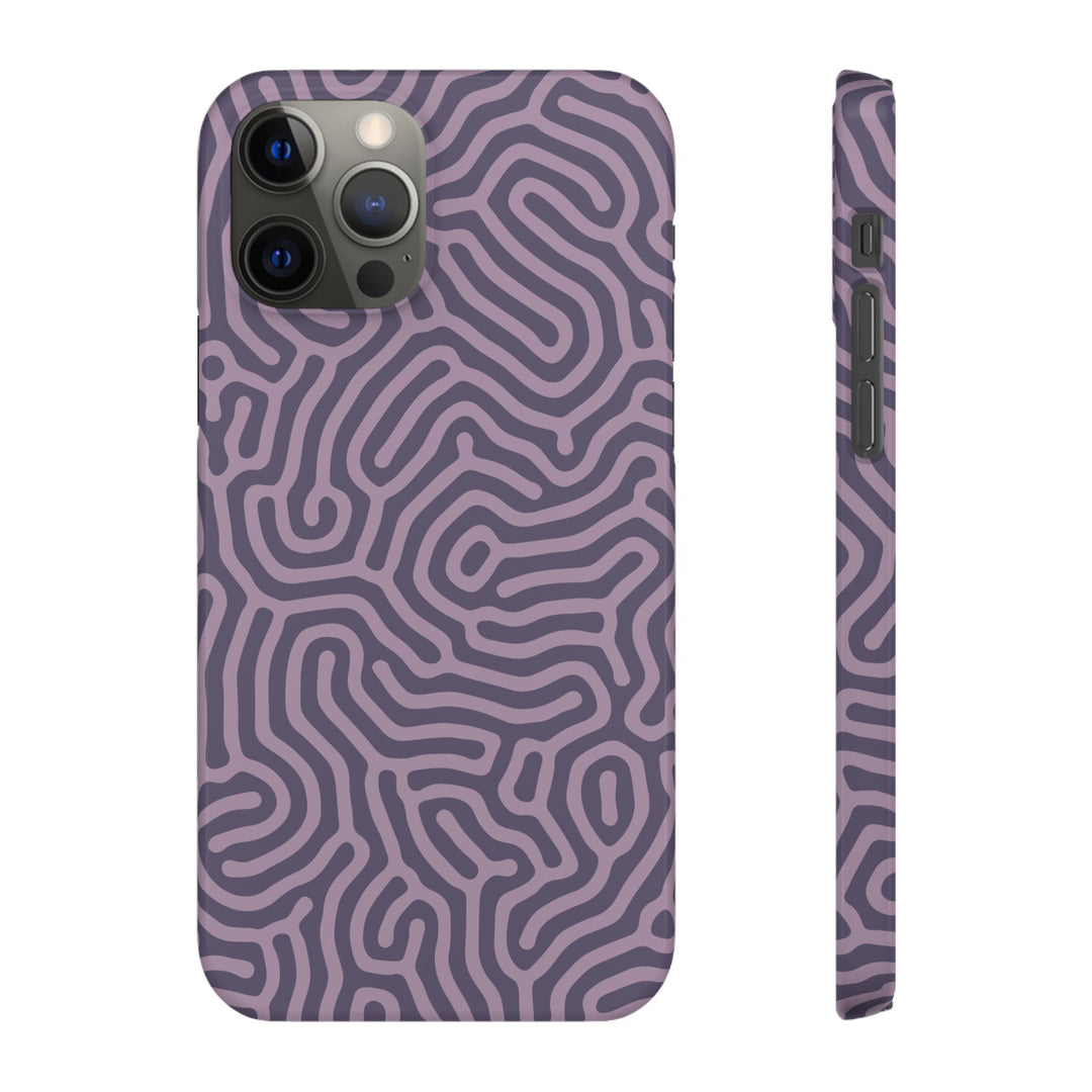 Purple Maze Phone Case