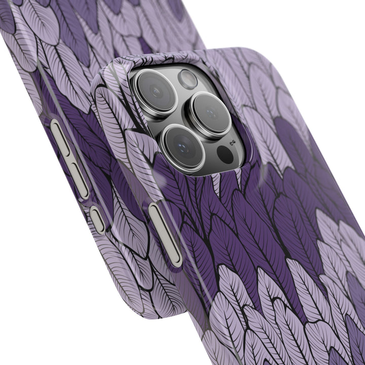 Purple Leaf Phone Case