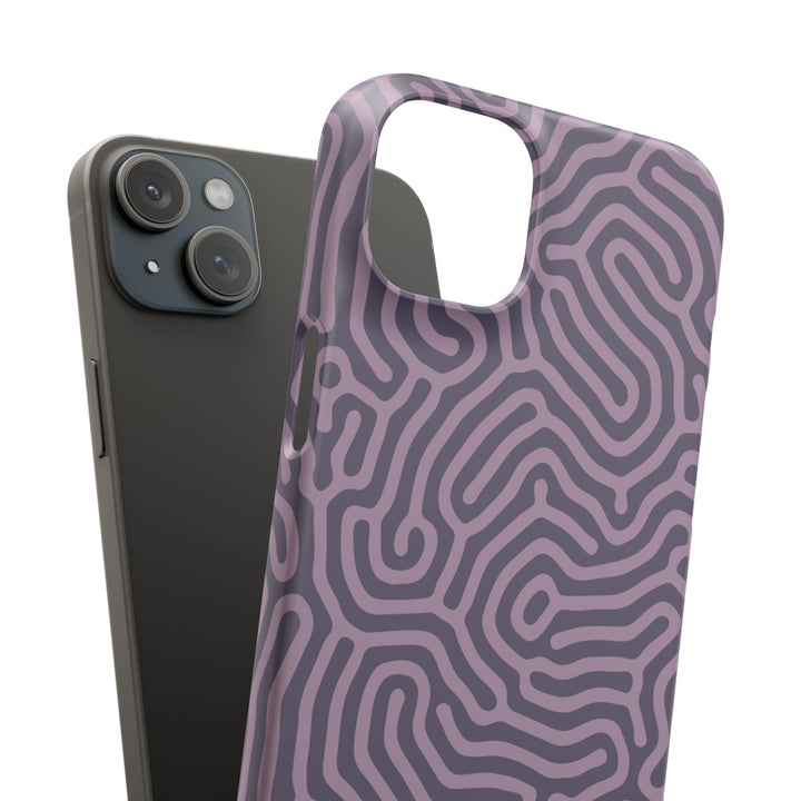 Purple Maze Phone Case