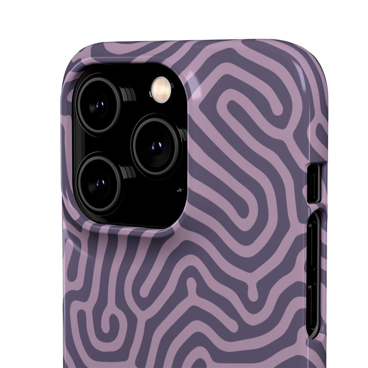 Purple Maze Phone Case