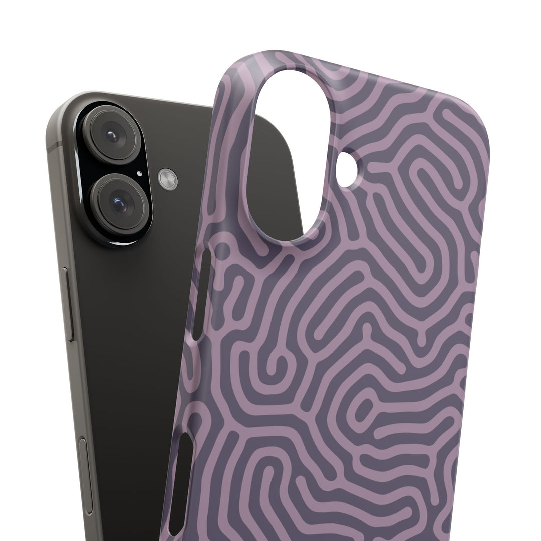 Purple Maze Phone Case