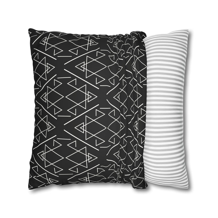 Geometric Black Pillowcase