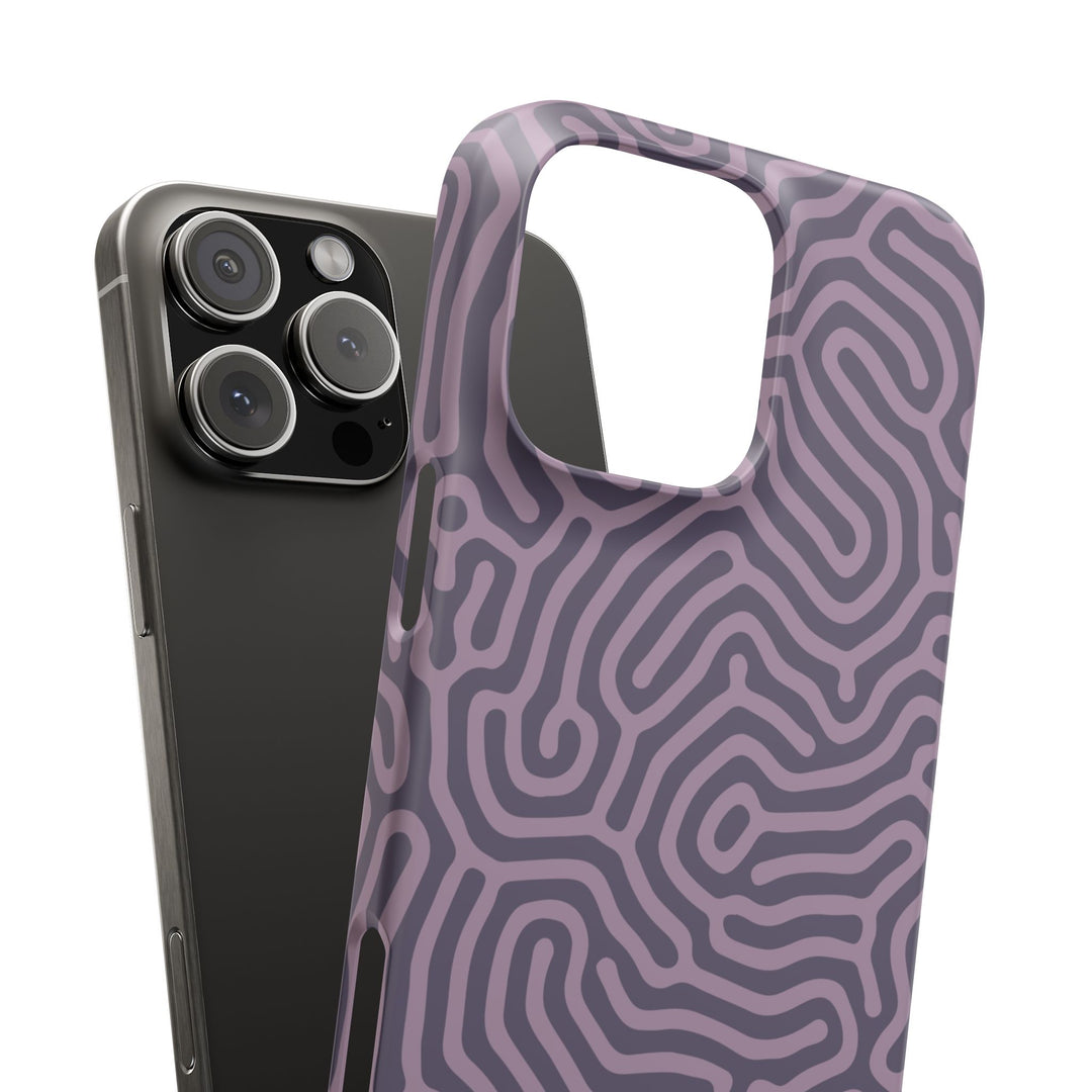 Purple Maze Phone Case