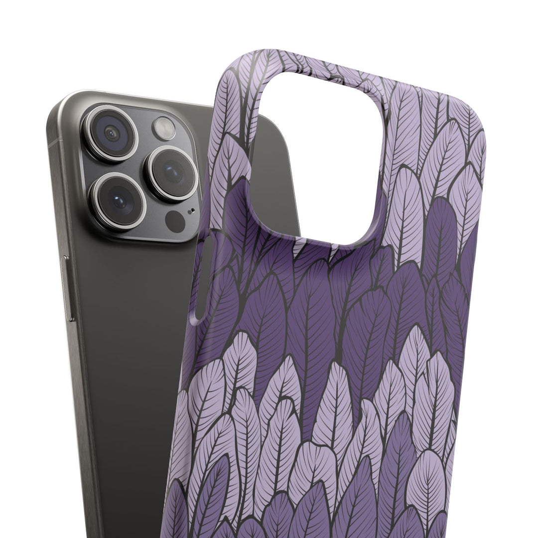 Purple Leaf Phone Case