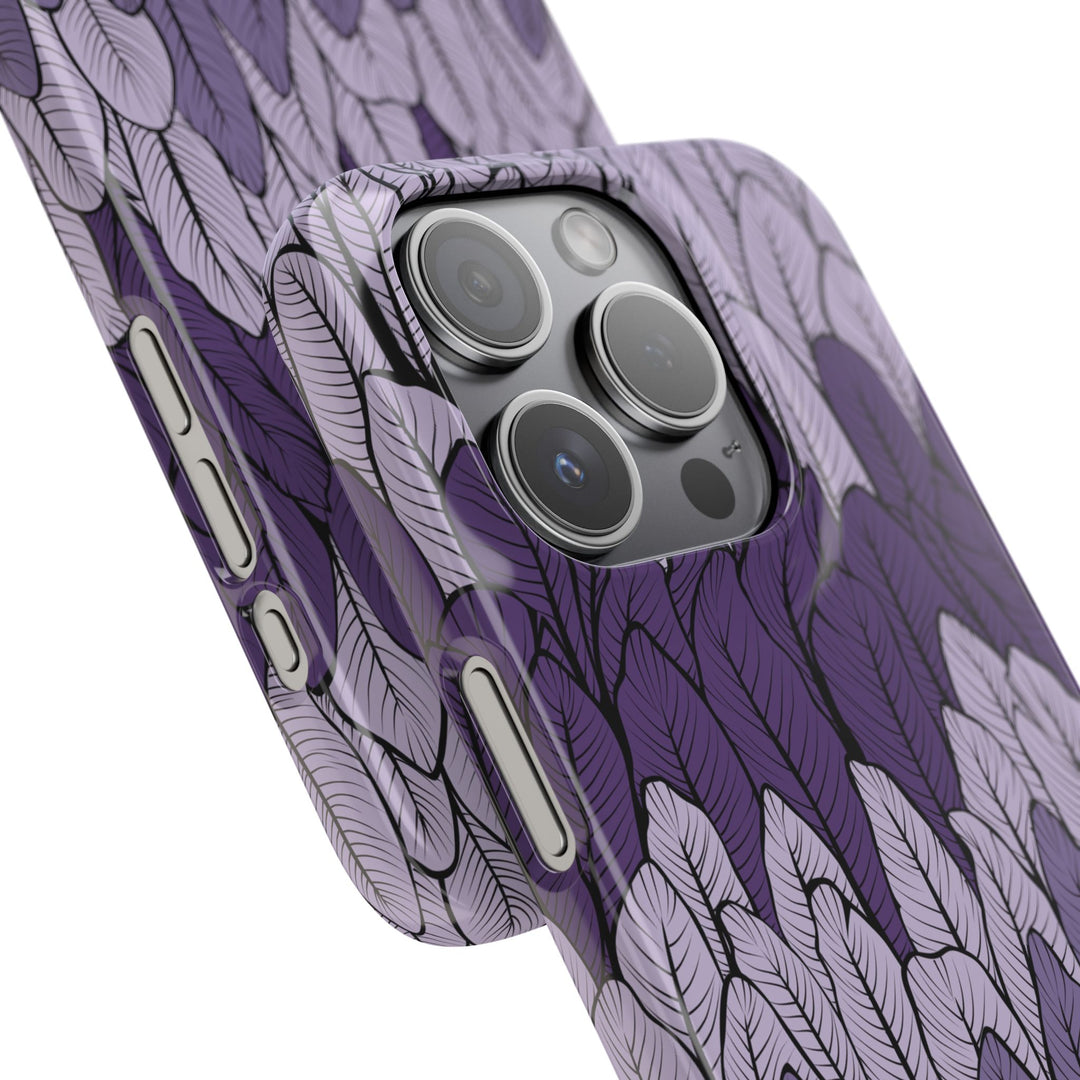 Purple Leaf Phone Case