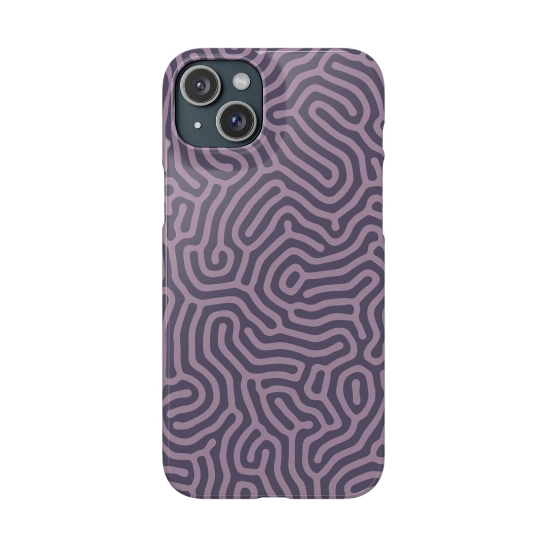 Purple Maze Phone Case