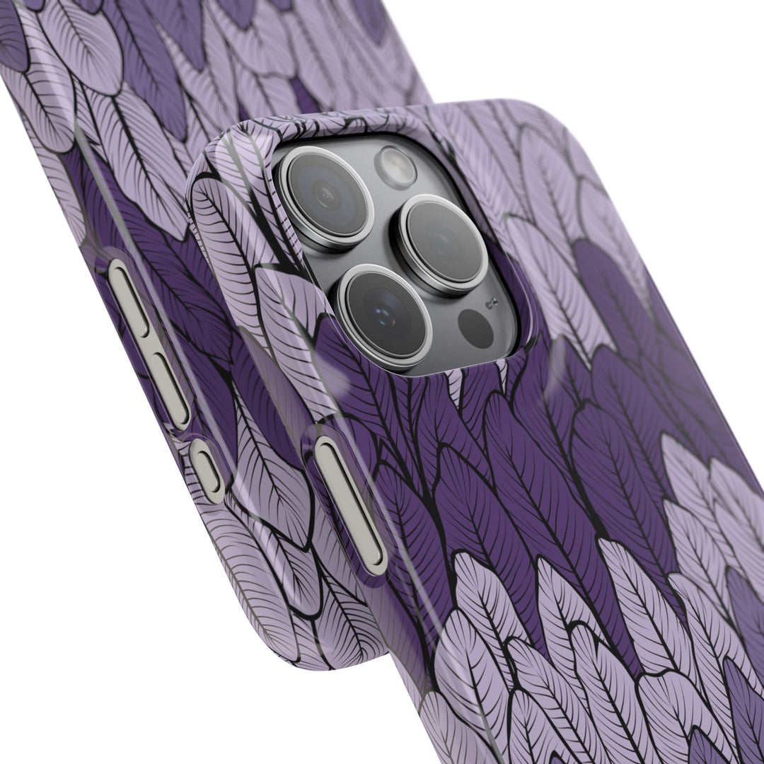 Purple Leaf Phone Case