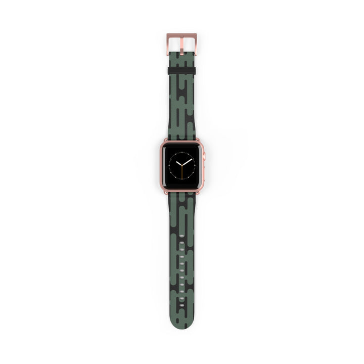 Green Geometric Watchband