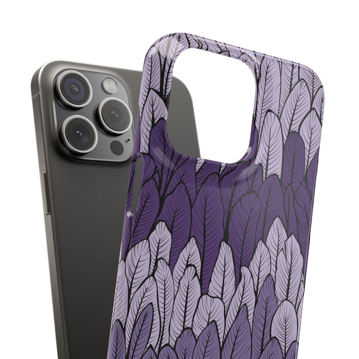 Purple Leaf Phone Case