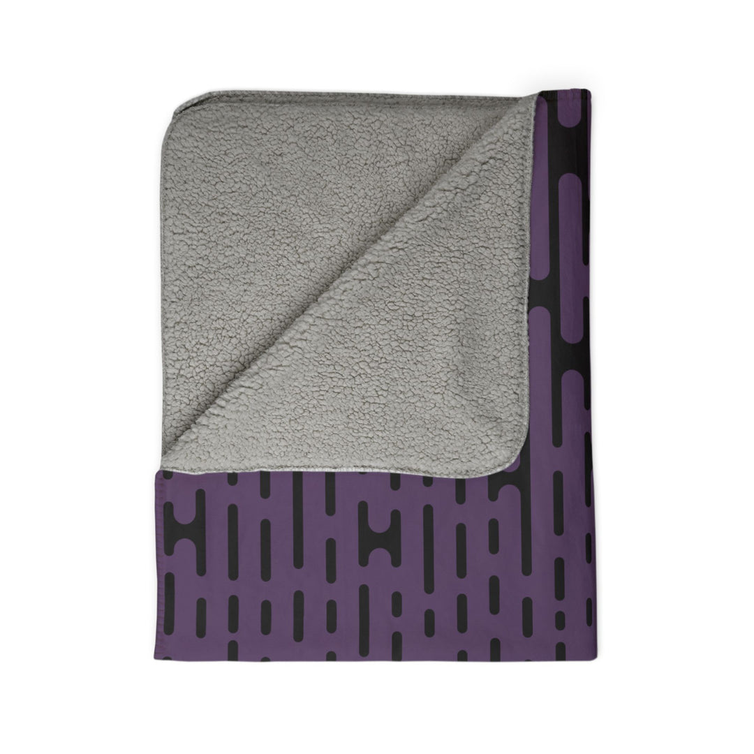 Purple Sherpa Blanket