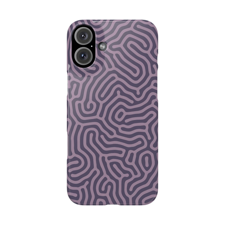 Purple Maze Phone Case