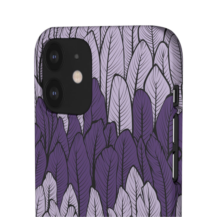 Purple Leaf Phone Case