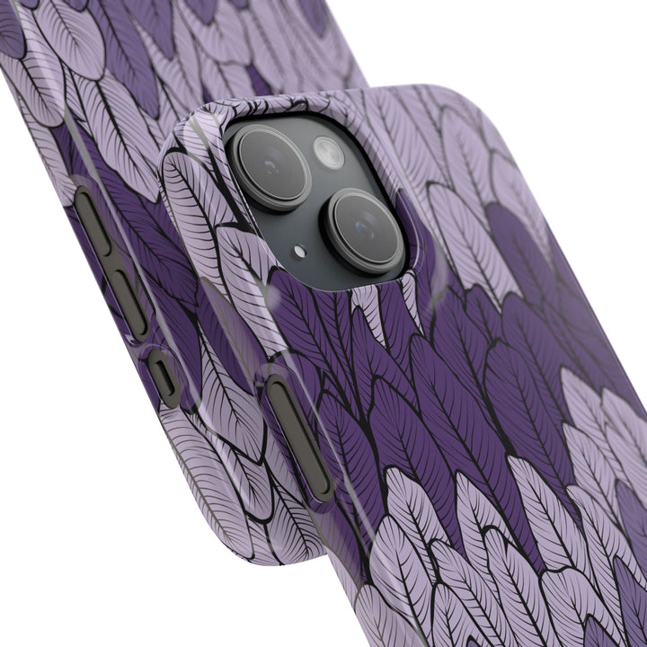 Purple Leaf Phone Case