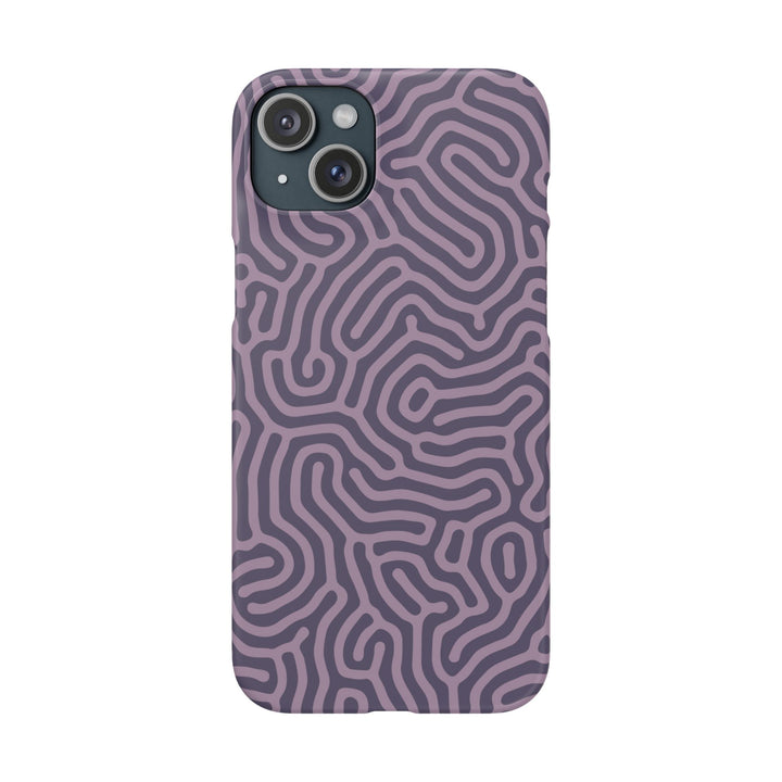 Purple Maze Phone Case