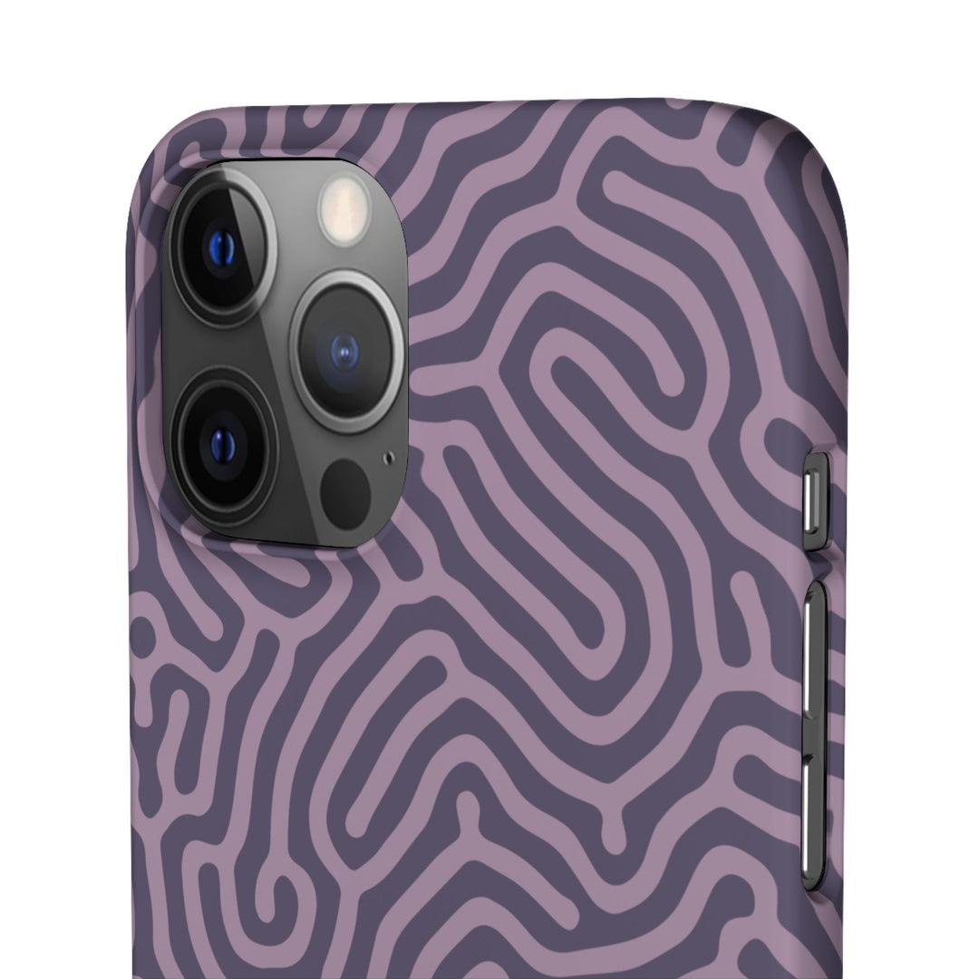 Purple Maze Phone Case