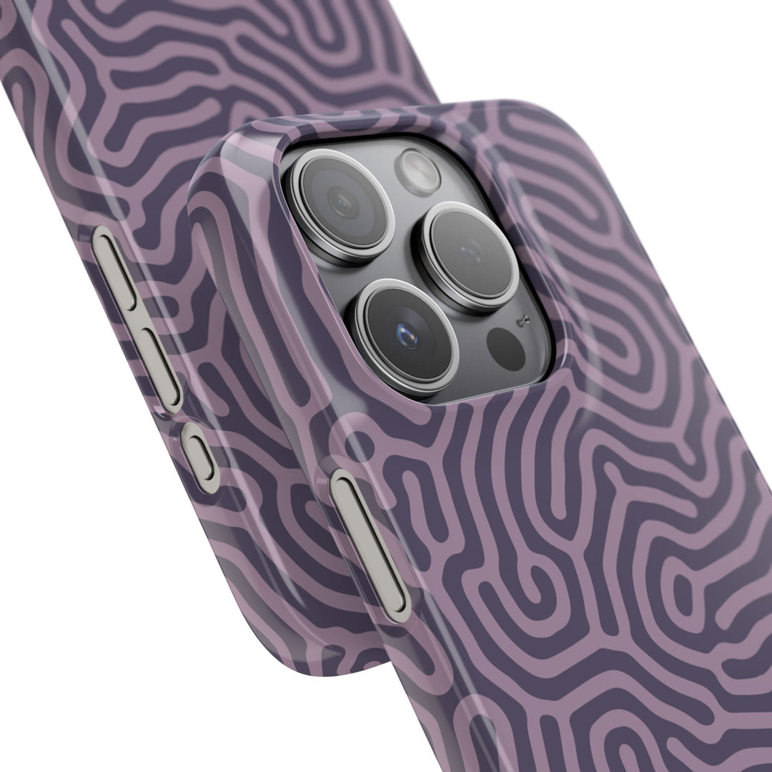 Purple Maze Phone Case