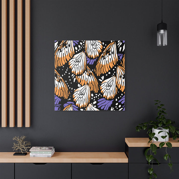 Canvas Art - Bold Monarch Wing Design