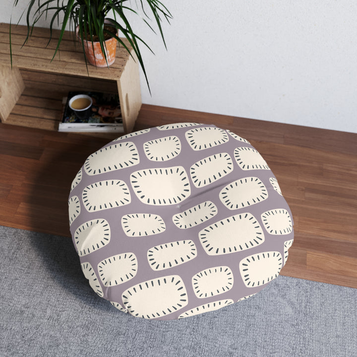 Modern Pattern Tufted Pillow