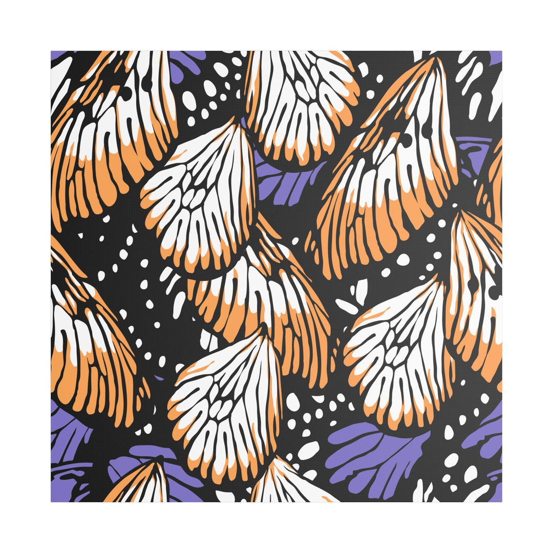 Canvas Art - Bold Monarch Wing Design