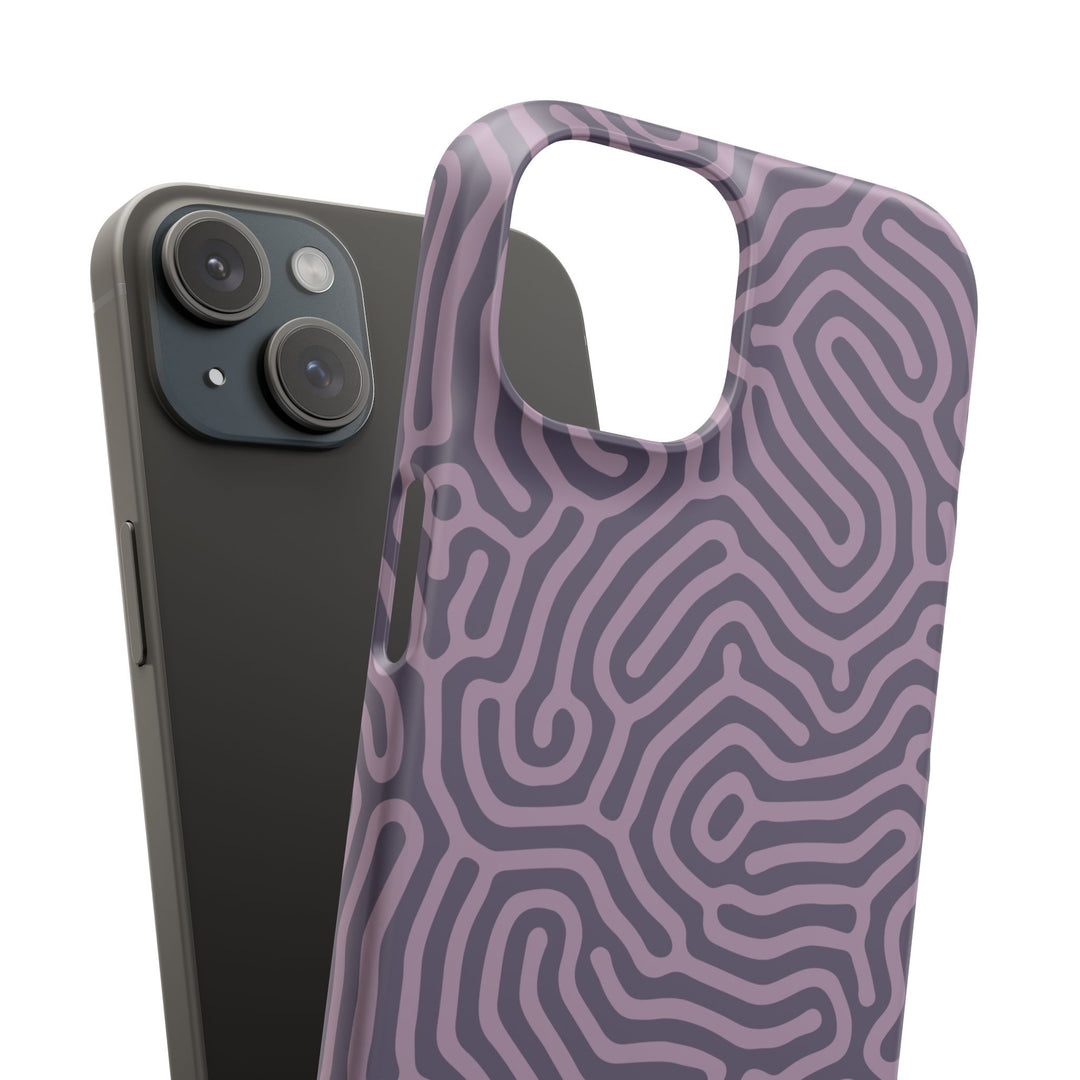 Purple Maze Phone Case