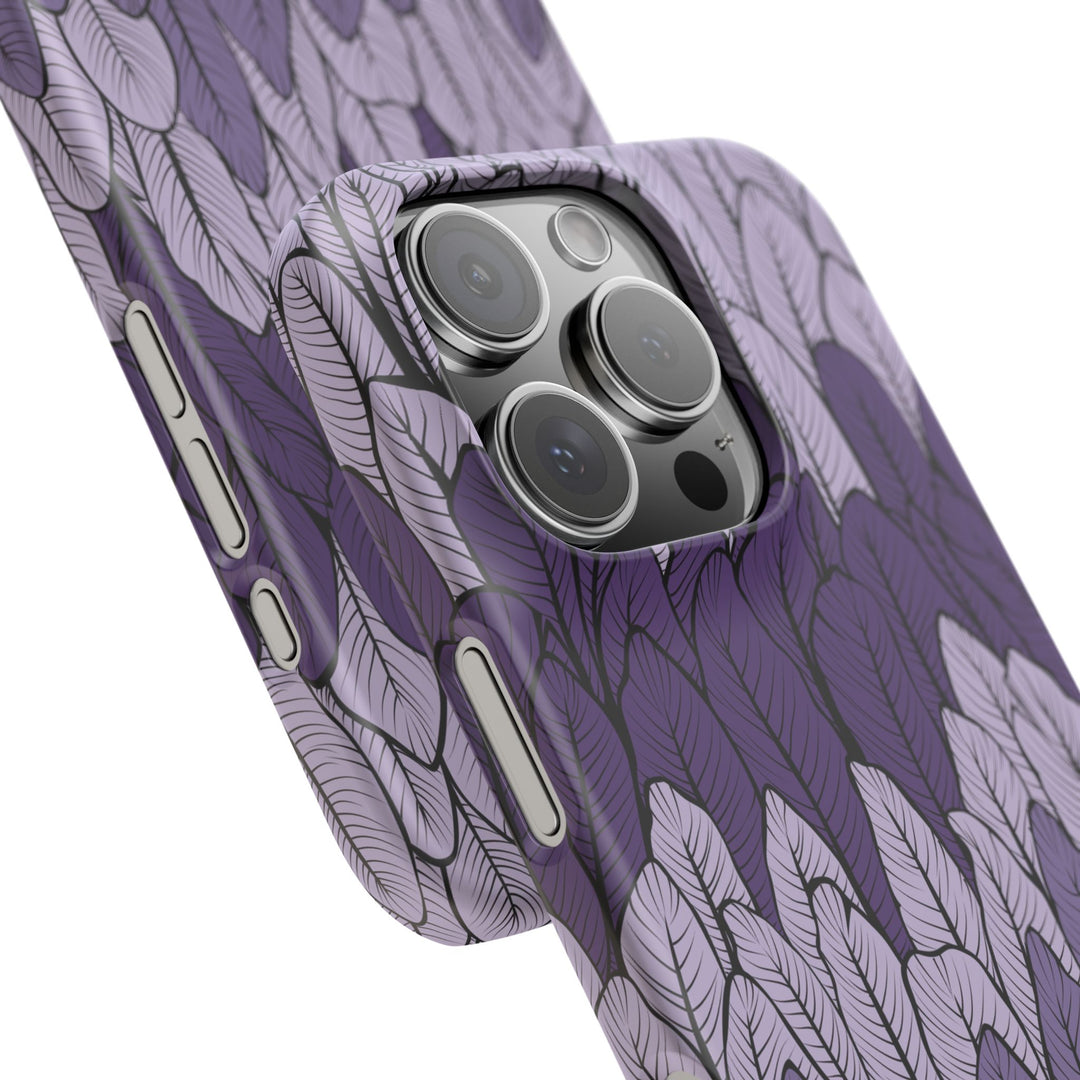 Purple Leaf Phone Case