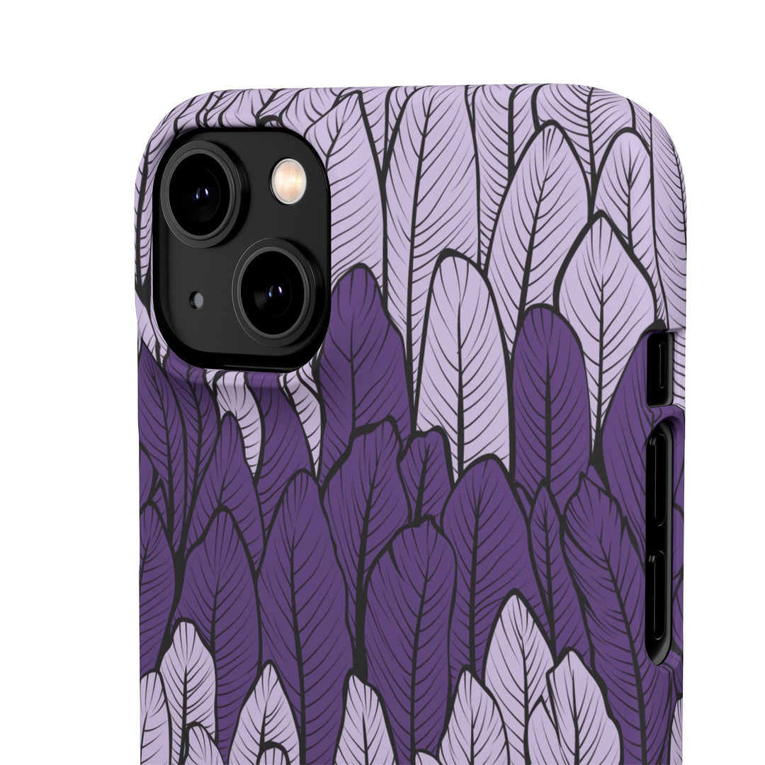 Purple Leaf Phone Case