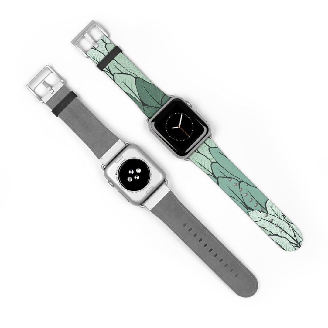 Green Leaf Watch Band