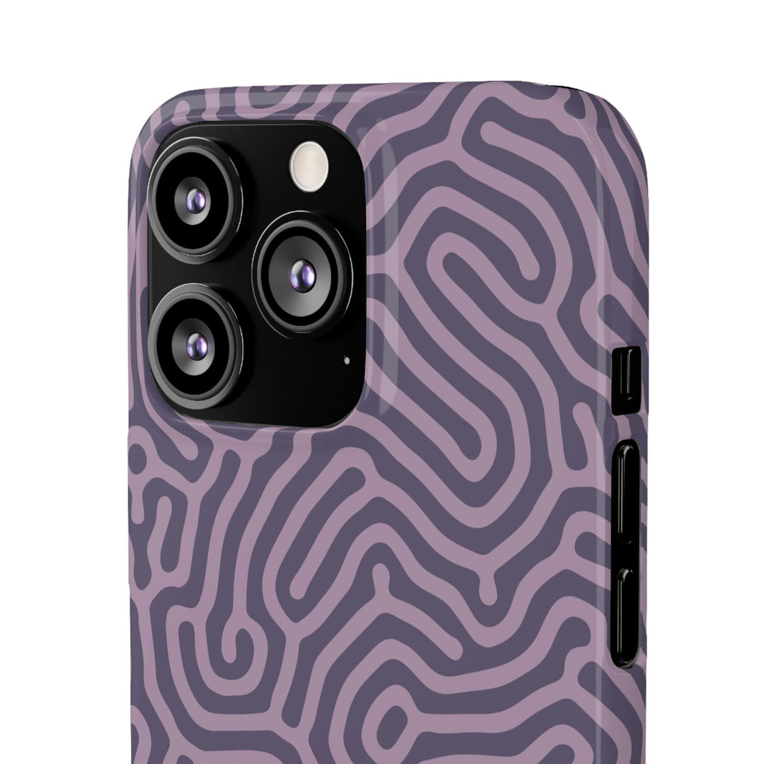 Purple Maze Phone Case