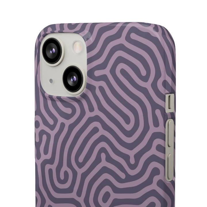 Purple Maze Phone Case