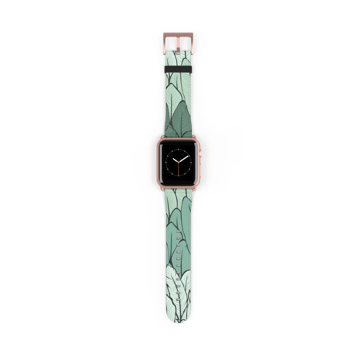 Green Leaf Watch Band