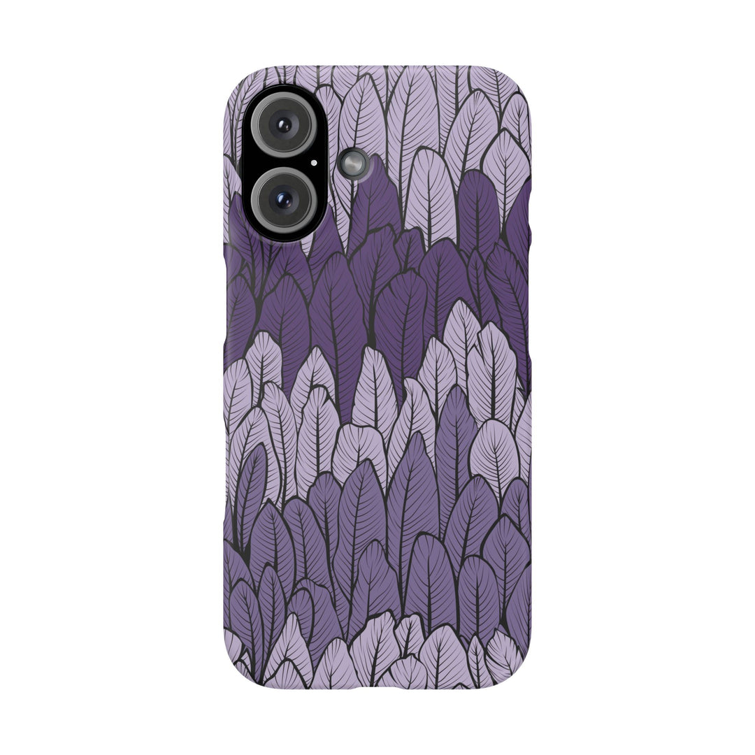 Purple Leaf Phone Case