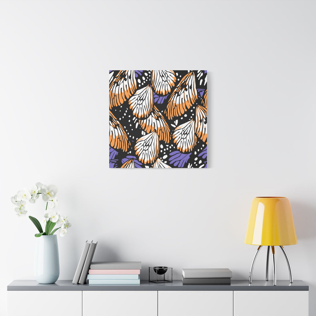 Canvas Art - Bold Monarch Wing Design