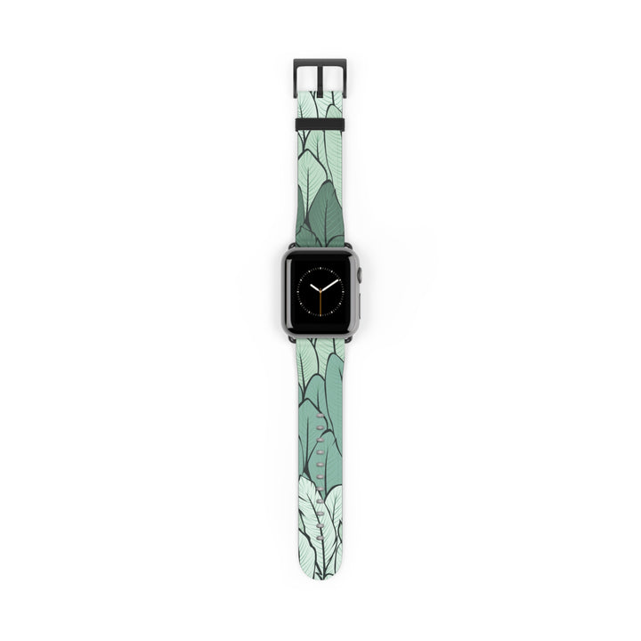 Green Leaf Watch Band