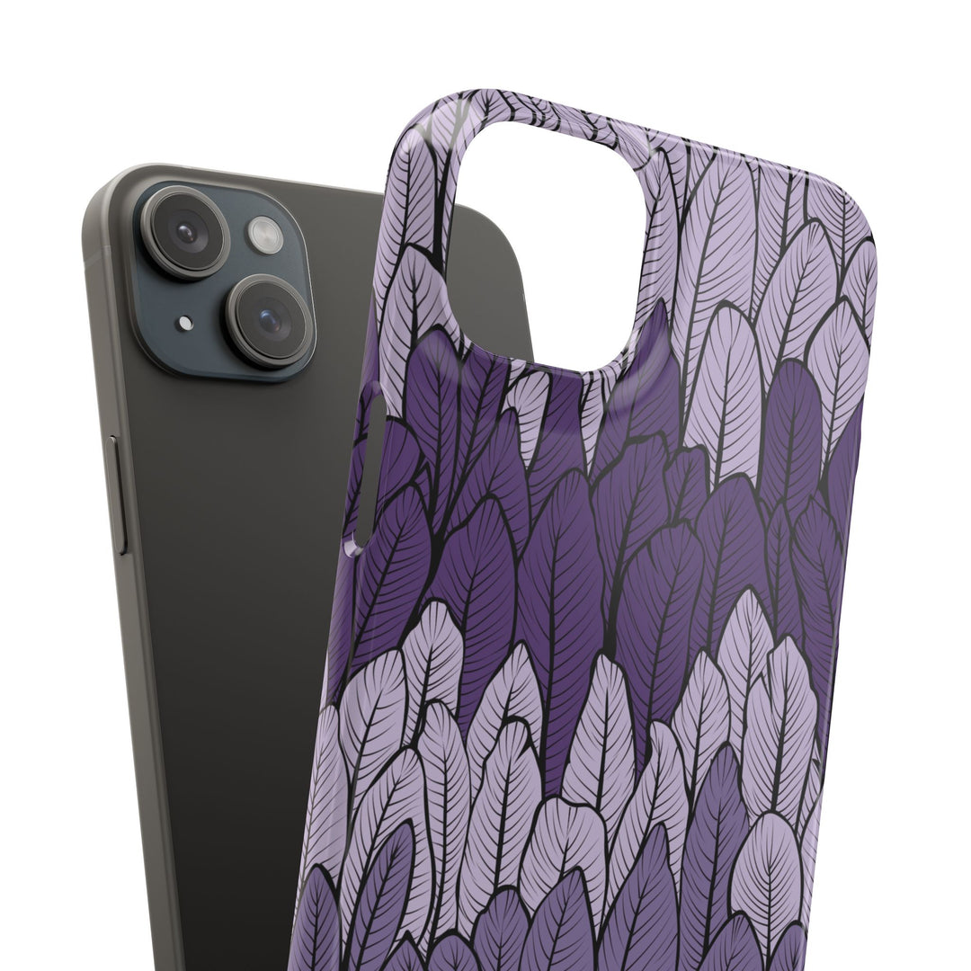 Purple Leaf Phone Case