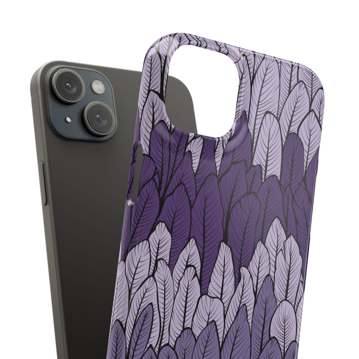 Purple Leaf Phone Case