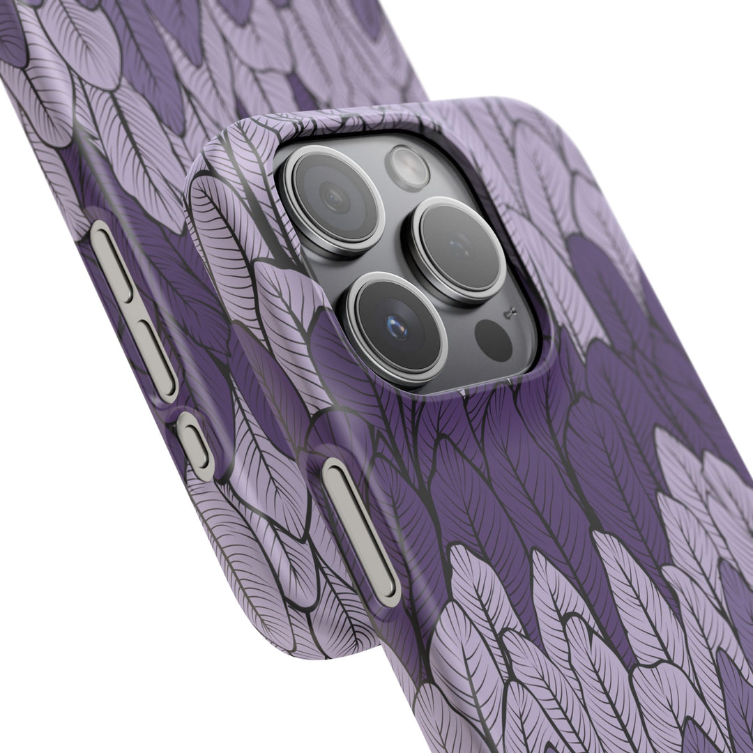 Purple Leaf Phone Case