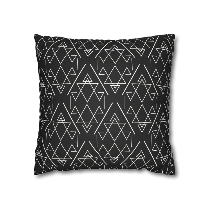 Geometric Black Pillowcase